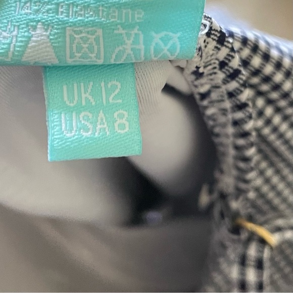 Melissa Odabash Cyprus Lace Up One Piece Bathing Suit Swimsuit in Gingham US 8 - Picture 4 of 5